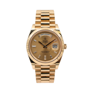 Rolex – Day-Date 40mm – Champagne Baguette – 228238 – 2024