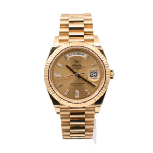 Rolex – Day-Date 40mm – Champagne Baguette – 228238 – 2024 - Image 8