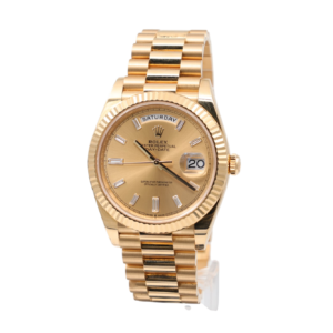 Rolex – Day-Date 40mm – Champagne Baguette – 228238 – 2024 - Image 11