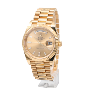 Rolex – Day-Date 40mm – Champagne Baguette – 228238 – 2024 - Image 12