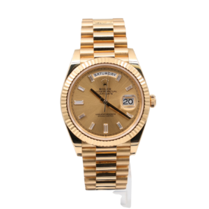 Rolex – Day-Date 40mm – Champagne Baguette – 228238 – 2024 - Image 59