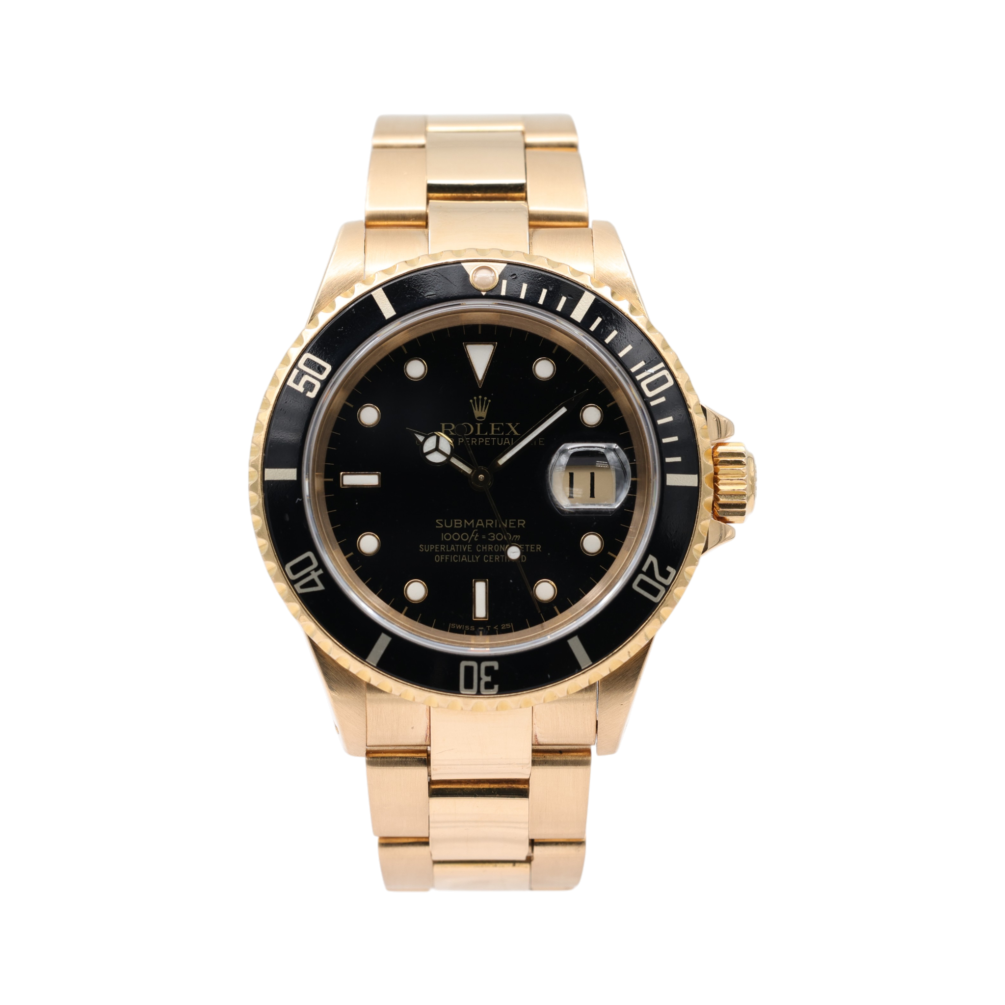 Rolex – Submariner – Yellow Gold – 16618 – 1989