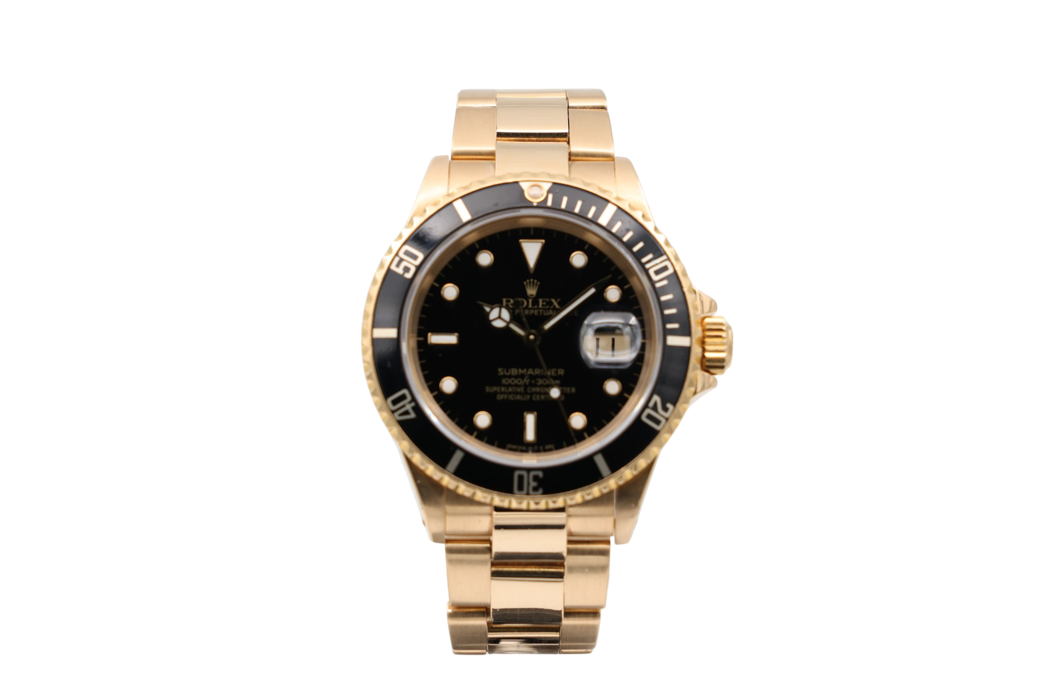 Rolex – Submariner – Yellow Gold – 16618 – 1989 - Image 9
