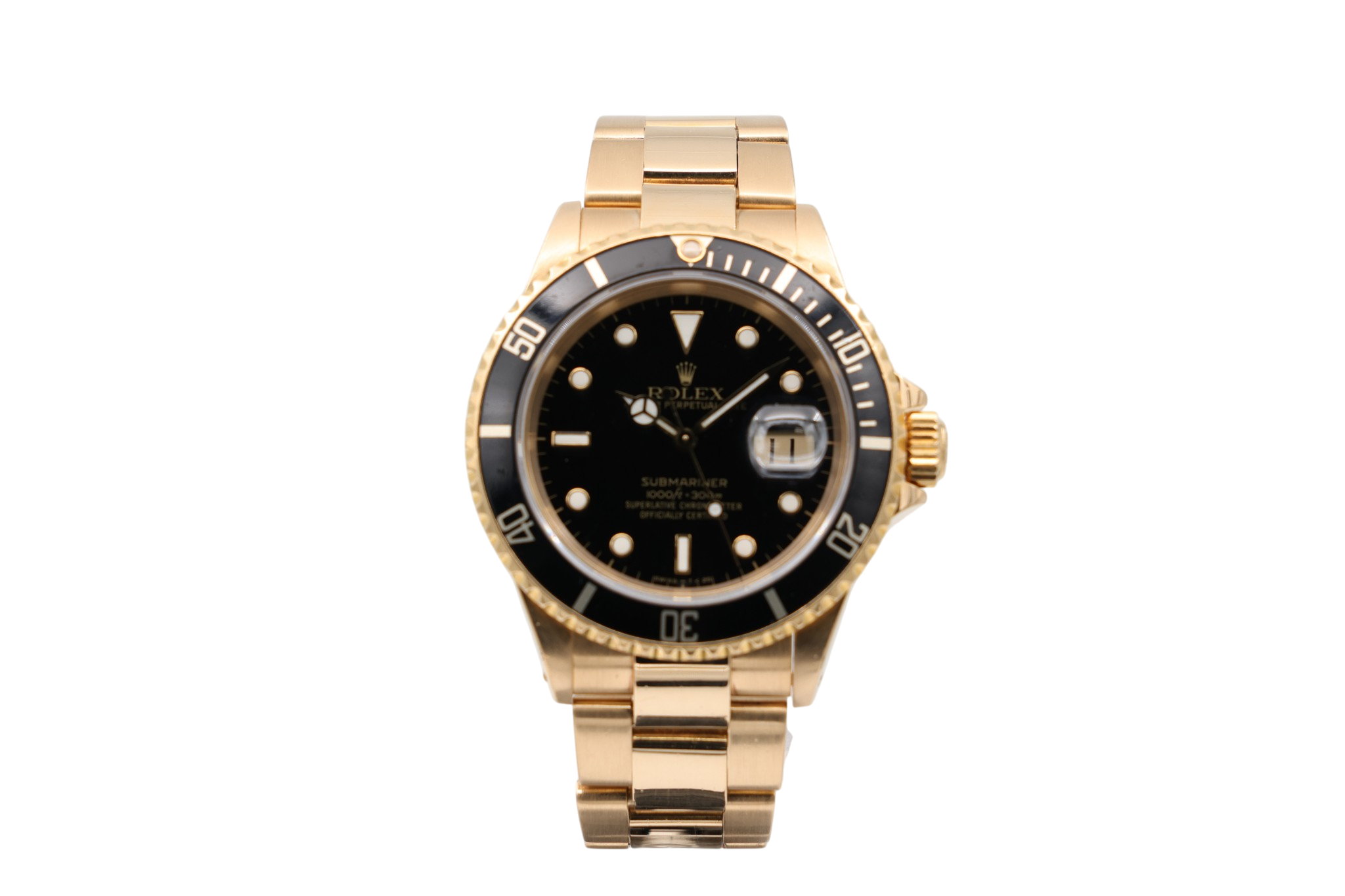Rolex – Submariner – Yellow Gold – 16618 – 1989 - Image 10