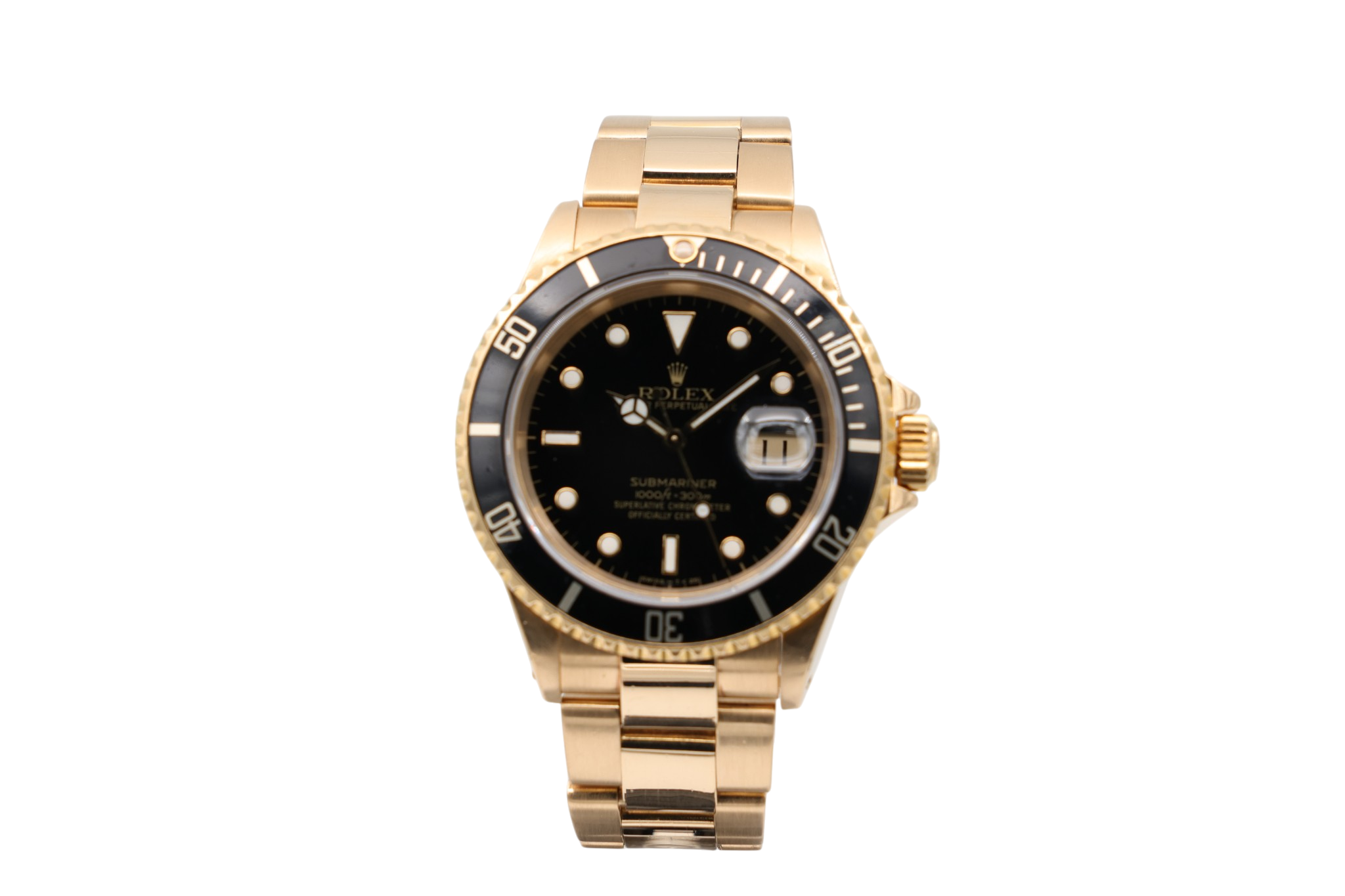 Rolex – Submariner – Yellow Gold – 16618 – 1989 - Image 11