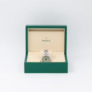 Rolex – Oyster Perpetual – Pistachio Dial – 126000 – 2025 - Image 7