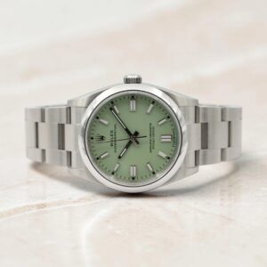 Rolex – Oyster Perpetual – Pistachio Dial – 126000 – 2025 - Image 2