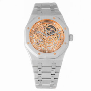 Audemars Piguet, Audemars Piguet Royal Oak Double Balance Wheel Openworked, 15407ST.OO.1220ST.01